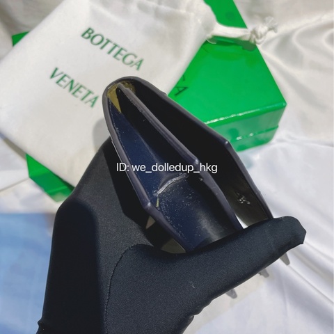 BV 深藍色內拼墨綠色 卡包