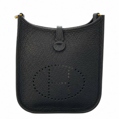 HERMES 黑色 Mini Evelyn
