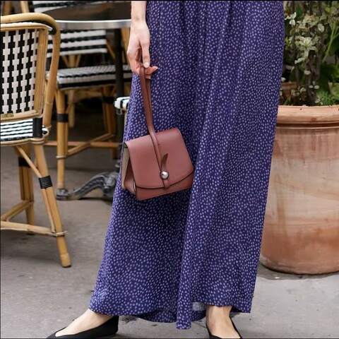 Moynat Madeleine 波爾多酒紅內拼斑鳩灰 瑪德琳圓扣手提小盒子 epsom皮99新✨️