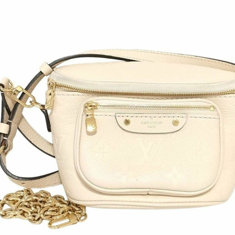路易威登 迷你腰包肩包 M83275 米色 Monogram Empreinte 女式