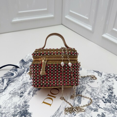 Dior Lady Vanity化妝包 水鑽