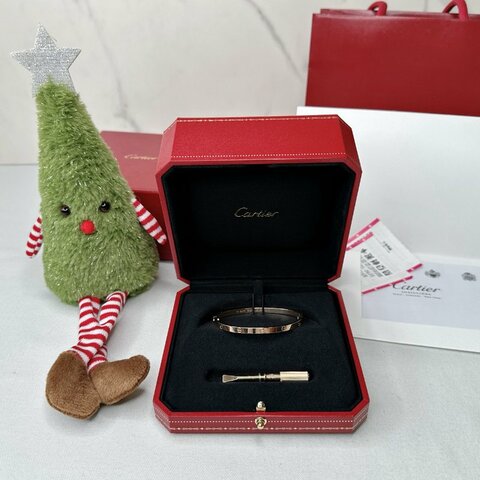 Cartier LOVE 18K玫瑰金手環