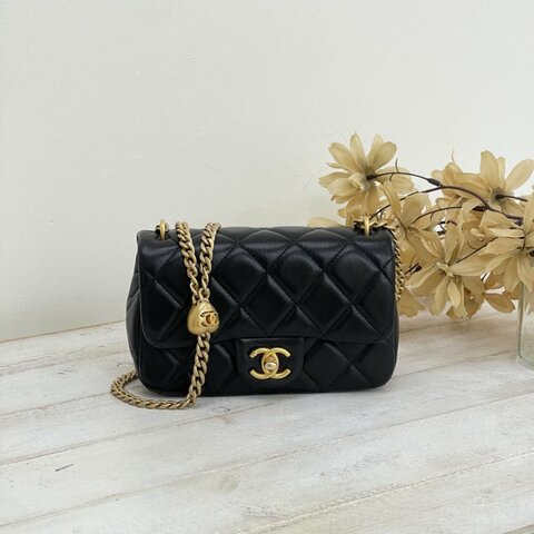 CHANEL 愛心金球方胖 芯片款