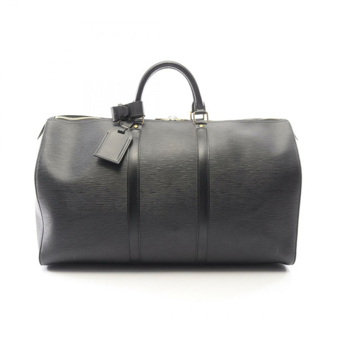 路易威登 Keepall 50 旅行手提包 M42962 Epi 皮革 黑色 二手 男女通用