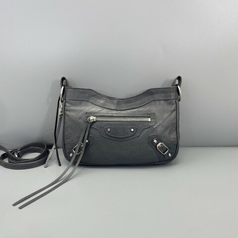 Balenciaga le city moto機車包灰色