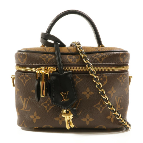 LOUIS VUITTON Monogram Reverse Vanity PM手挽肩背兩用袋