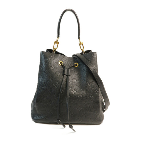 LOUIS VUITTON Monogram Empreinte Neo Noe MM金扣手挽肩背兩用袋