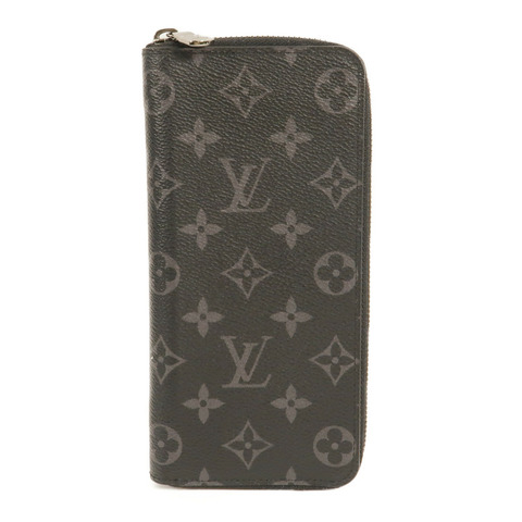 LOUIS VUITTON Monogram Eclipse Zippy Wallet Vertical長錢包