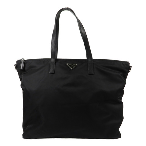 PRADA 尼龍/Saffiano皮革Tote Bag手挽肩背兩用袋