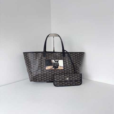 98新 Goyard 高雅 SaintLouis 老花子母購物袋 小號 38*32*18