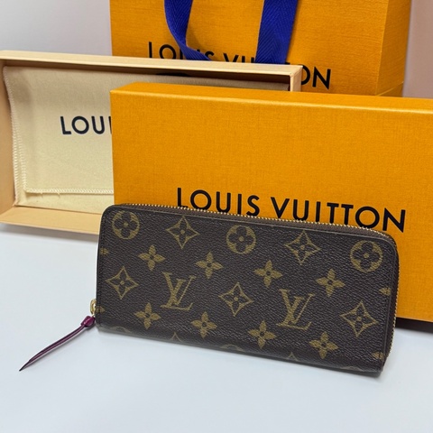 （晶片款/全新閒置🎁） LV Clémence 經典老花 拉鍊長夾