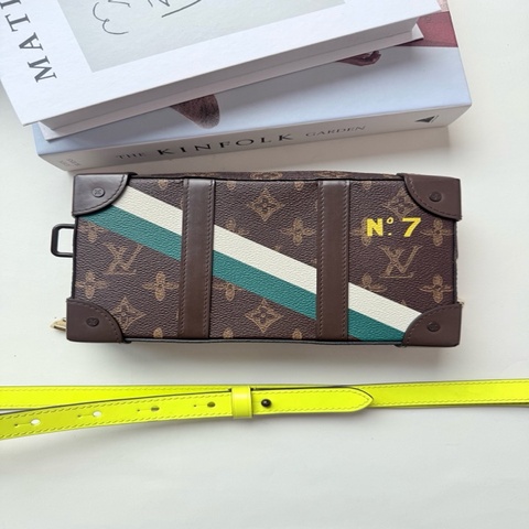 Louis Vuitton 路易威登 N7限量款盒子包 芯片款 底22.5x5x14 單肩斜挎包