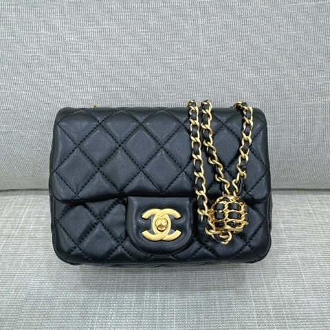 JK國際二手精品✨Chanel 核桃方胖 芯片款