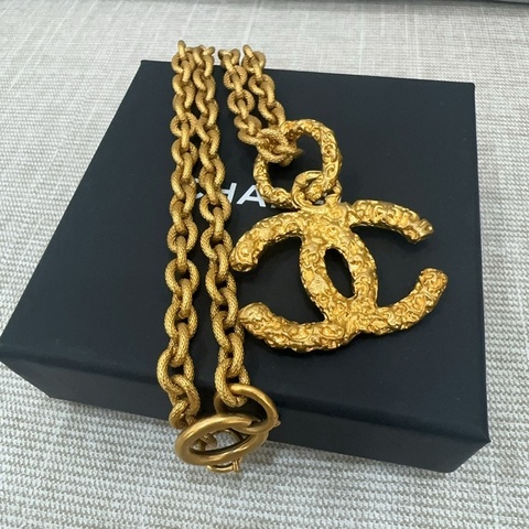 JK國際二手精品✨ Chanel vintage 熔岩項鍊 超稀有🩷珍藏