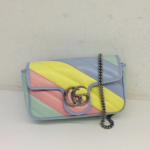 Gucci 馬蒙彩色迷你包 斜背包