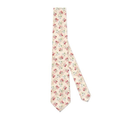 Gucci碎花領帶
