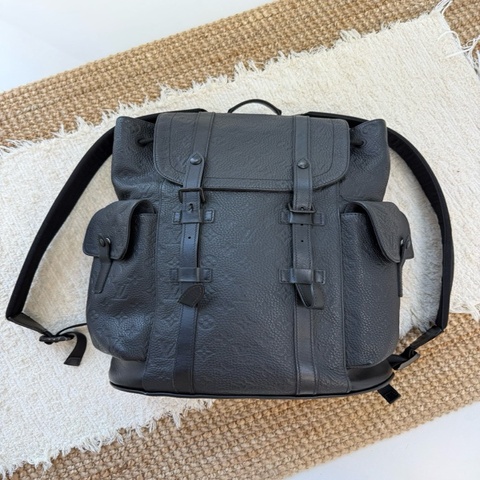 路易威登 LV Christopher M20899  壓紋牛皮革