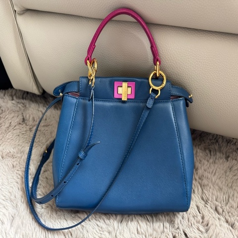 Fendi Peekaboo 特殊拼色 小號