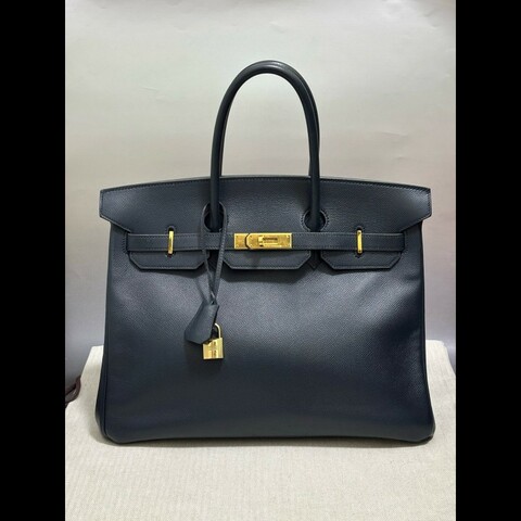 Hermes Birkin 35 Bleu Indigo 
Epsom leather