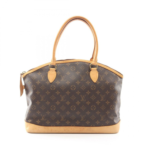 路易威登 Lockit 橫向手提包 M40104 Monogram 帆布皮革款 二手 LV