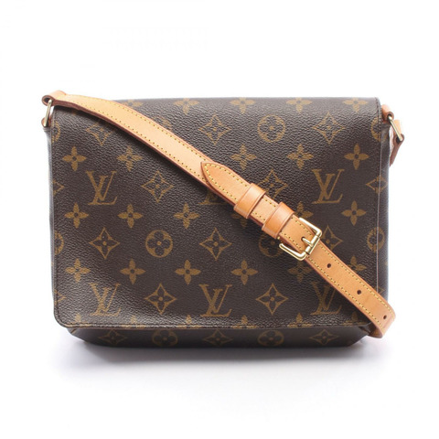 路易威登 Musette Tango 短單背包 M51257 Monogram 帆布 棕色 二手