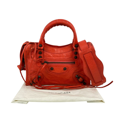 ☆ BALENCIAGA 巴黎世家 Red Goatskin City 2 way bag 紅色山羊皮兩用袋 300295-267015899