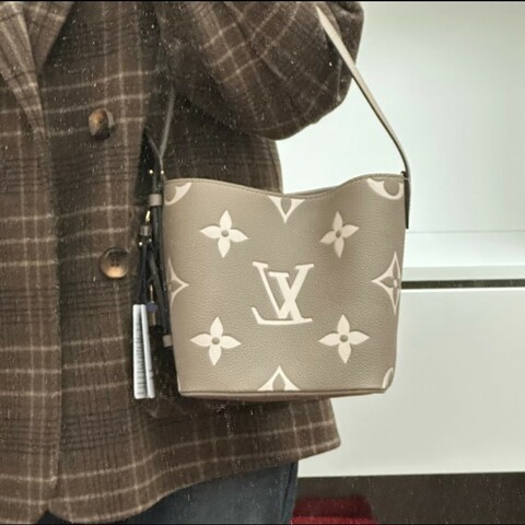 👜LV路易威登｜all in bb水桶包 大象灰｜99新✨️