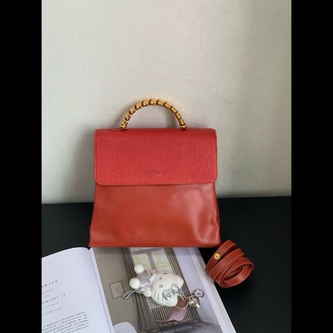 loewe羅意威紅金蛇骨包小號
