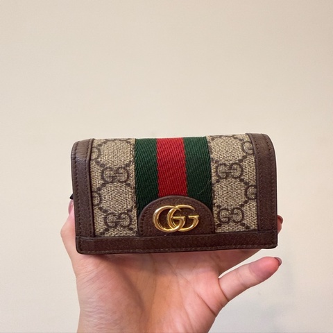 GUCCI 經典Ophidia系列小號皮夾