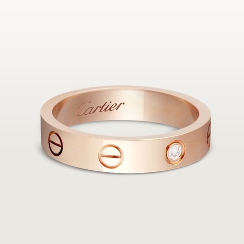 卡地亞 Cartier LOVE單鑽51號  18K玫瑰金 鑽石