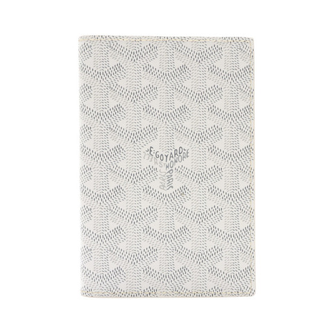 Grenelle 護照套 白色 Goyardine 塗層帆布【GOYARD 高雅德】 GRENELPMLTY