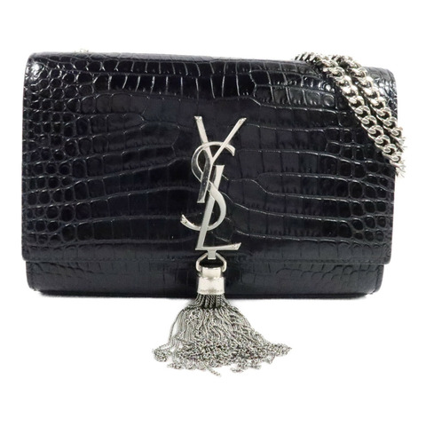 YVES SAINT LAURENT 牛皮皮革Kate Small鏈帶肩背袋