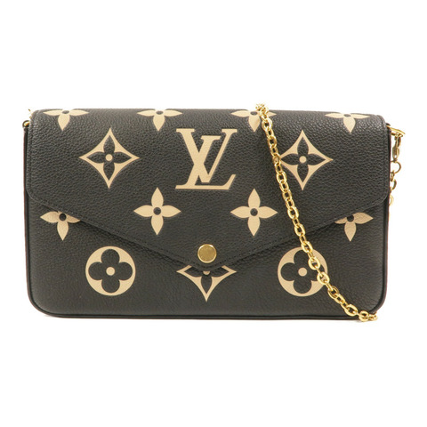 LOUIS VUITTON Monogram Empreinte Pochette Felicie鏈帶肩背袋