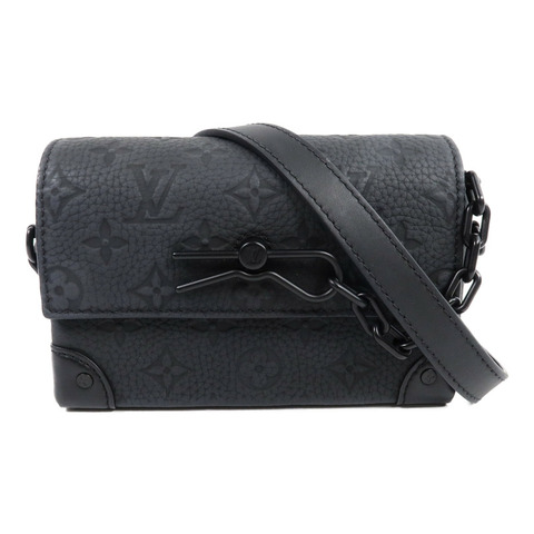 LOUIS VUITTON Monogram Taurillon Steamer Wearable Wallet扣肩背袋