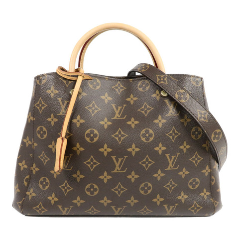 LOUIS VUITTON Monogram Montaigne MM手挽肩背兩用袋