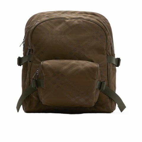 Burberry 男士 格紋提花雙肩包均碼碼31cm*18cm*47cm
