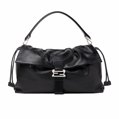 Fendi 男士 Fendi Flux Maxi 皮革斜挎包均碼碼45cm*20cm*23cm