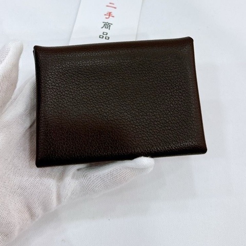 JK國際二手精品✨ Hermes Calvi duo 摩卡色