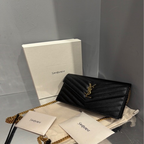 Saint Laurent Paris WOC 鏈條錢包｜Classic Trend CT精品｜台北東區實體