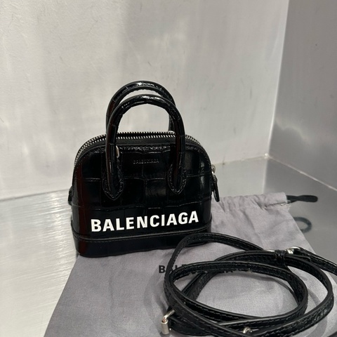 Balenciaga 鱷魚壓紋貝殼包 迷你 ｜Classic Trend CT精品｜台北東區實體