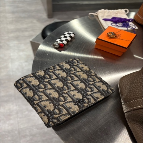 Dior 零錢包短夾 ｜Classic Trend CT精品｜台北東區實體