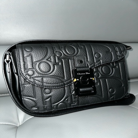 Dior Small Saddle Messenger Bag with Flap