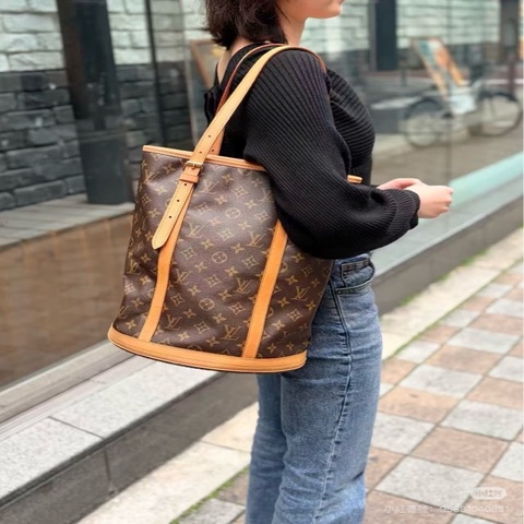 正品LV水桶包 狀況良好 已換皮革內裡