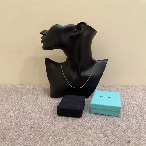 99新 Tiffany&co 蒂芙尼 玫瑰金小號笑臉項鍊
