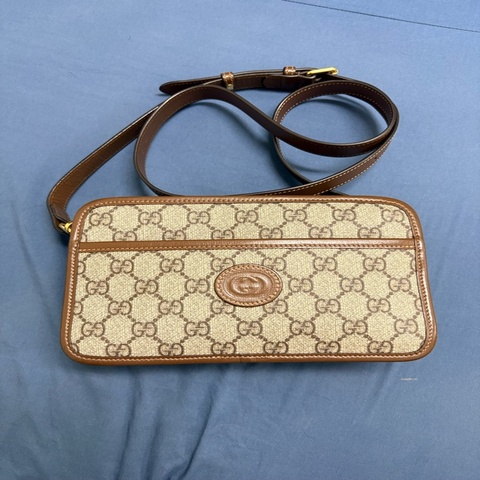 Gucci G系列帆布相機包二手可議價