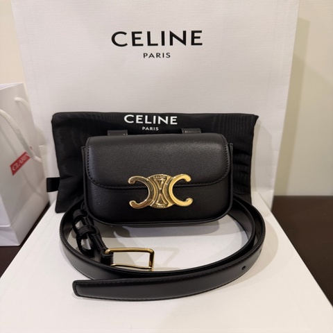 全新品🌟2026購證正本 CELINE TRIOMPHE 凱旋門腰包