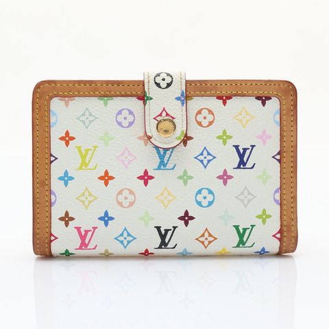 Viennois 兩折 短夾 白彩 原花帆布【LOUIS VUITTON LV 路易威登】 M92987