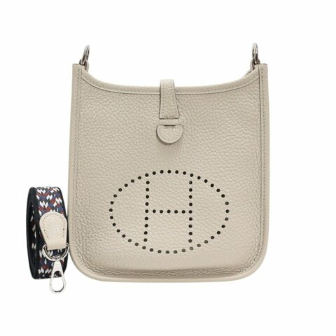 不議價 【9.5新 二手】  Hermès  MINI EVELYNE 16 迷你手袋