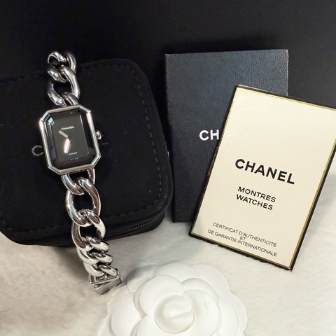 CHANEL 香奈兒 銀鏈 首映錶M號