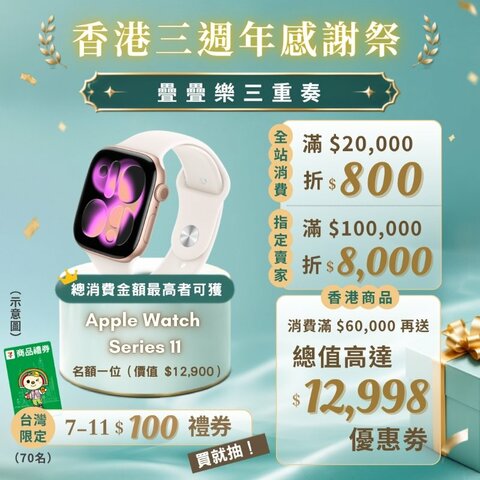 ✨香港三週年感謝祭✨精品最高現折8,000!!